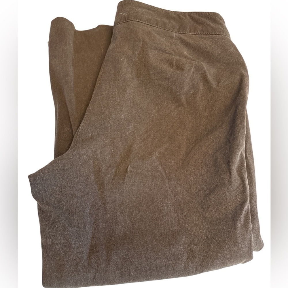 Talbots capri pants curvy fit button/zip closure zippered front pockets Size 6P